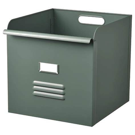 ikea green metal box|ikea kallax storage boxes plastic.